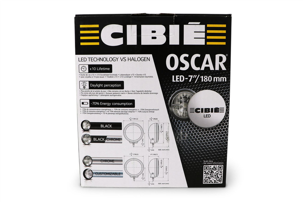 Spot light Cibie Oscar LED 181mm (45306)