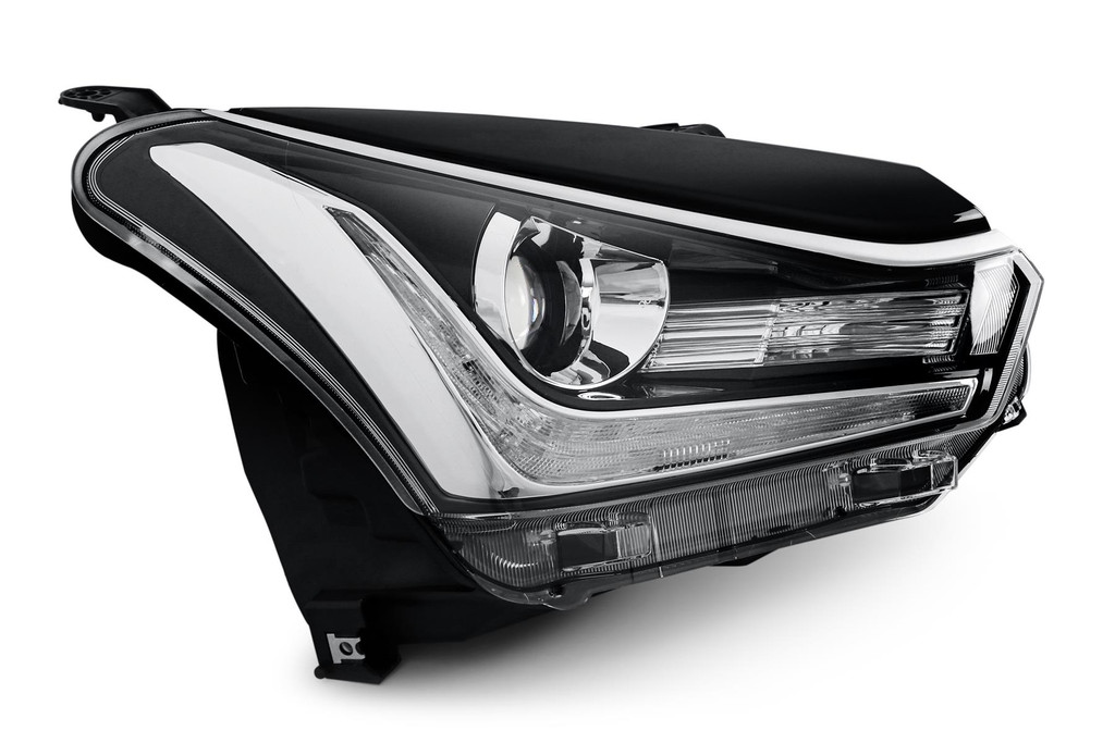 Headlight right black trim LED Isuzu D-Max 18-20
