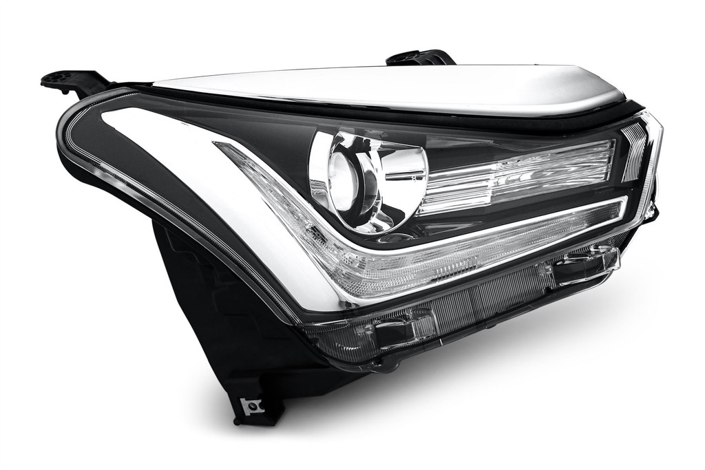 Headlight right chrome trim LED Isuzu D-Max 18-20