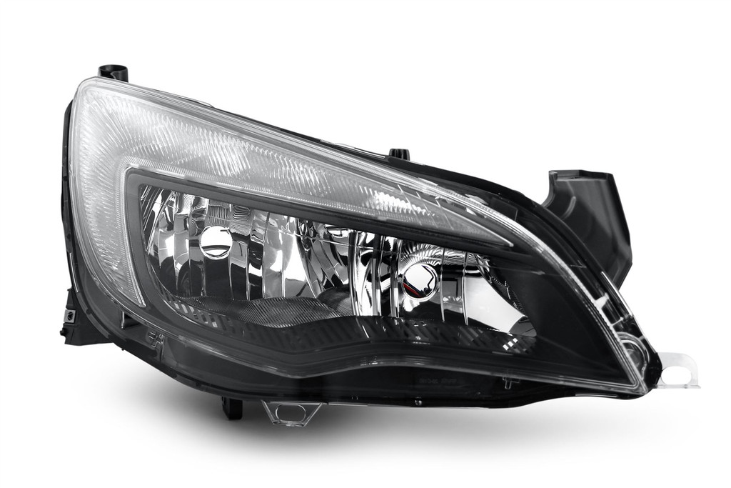 Headlight right black LED DRL Vauxhall Astra J 13-15