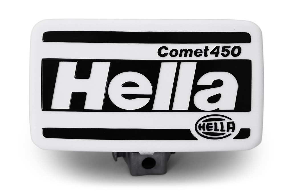 Spot Light Hella Comet 450 with bulbs wiring and protective cover set