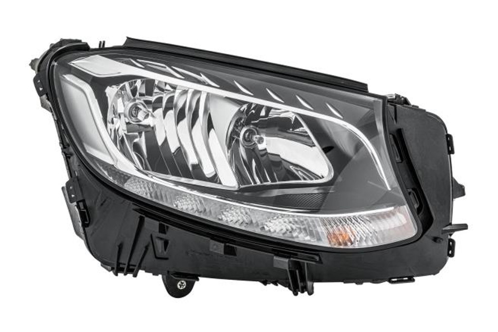 Headlight right halogen LED DRL Mercedes Benz GLC 15-18