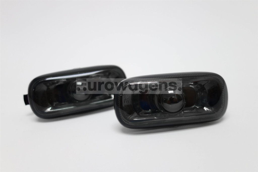 Side indicators set crystal black Audi A3 A4 A6