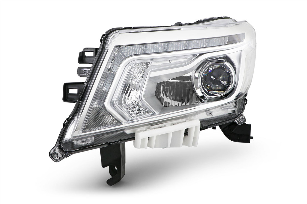 Headlight left chrome LED Nissan Navara 15-