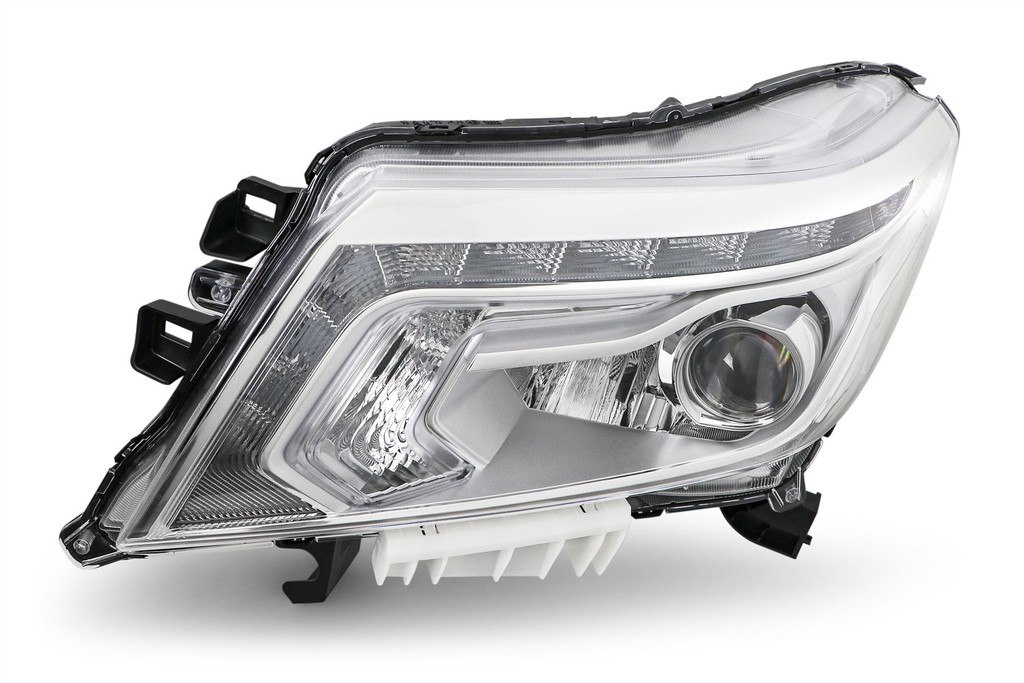 Headlight left chrome LED Nissan Navara 15-
