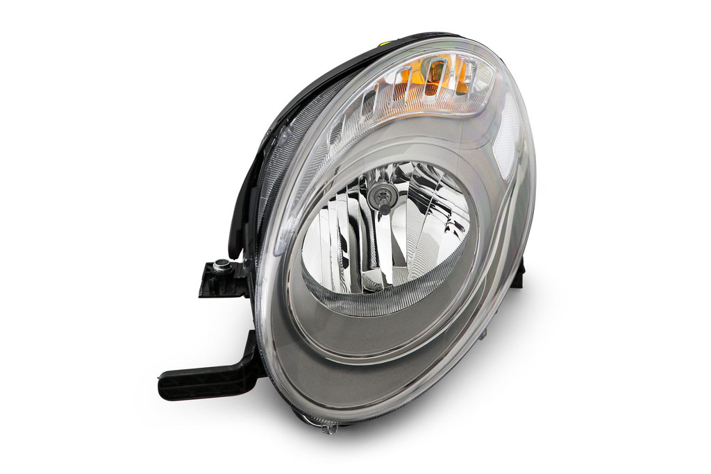 Headlight left black halogen Fiat 500L 17- 