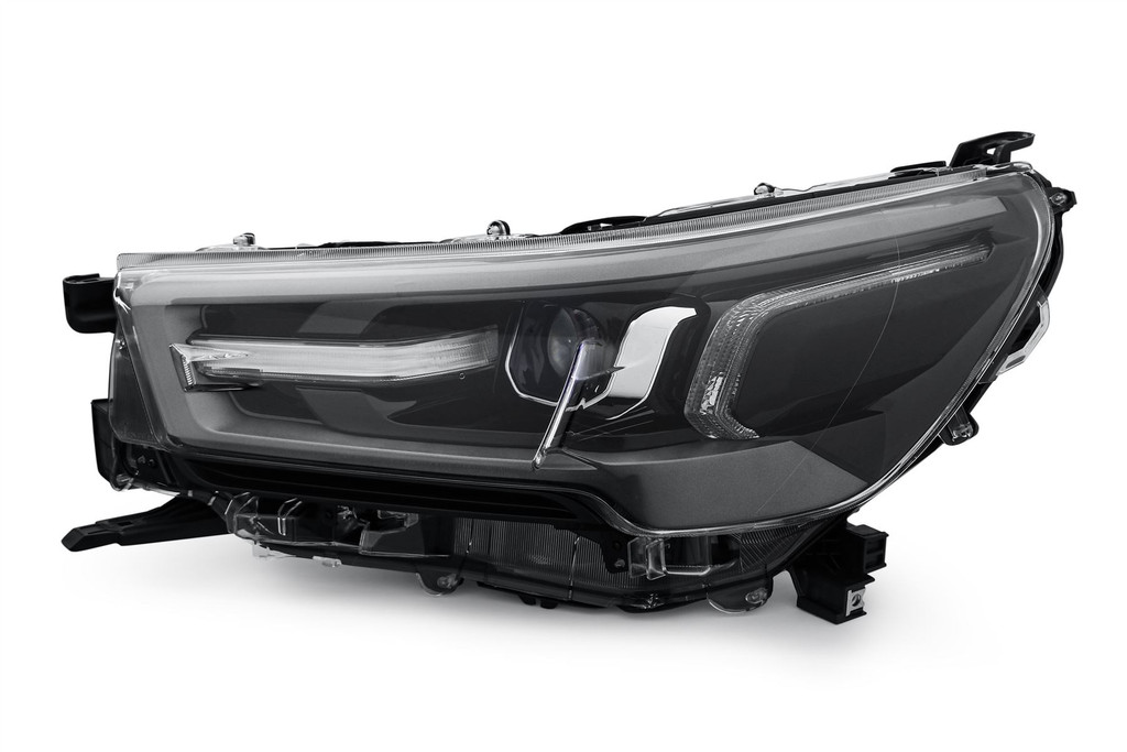 Headlight left LED black grey Toyota Hilux 20-