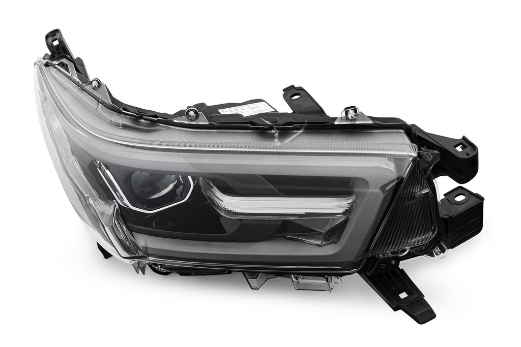 Headlight right LED black grey Toyota Hilux 20-