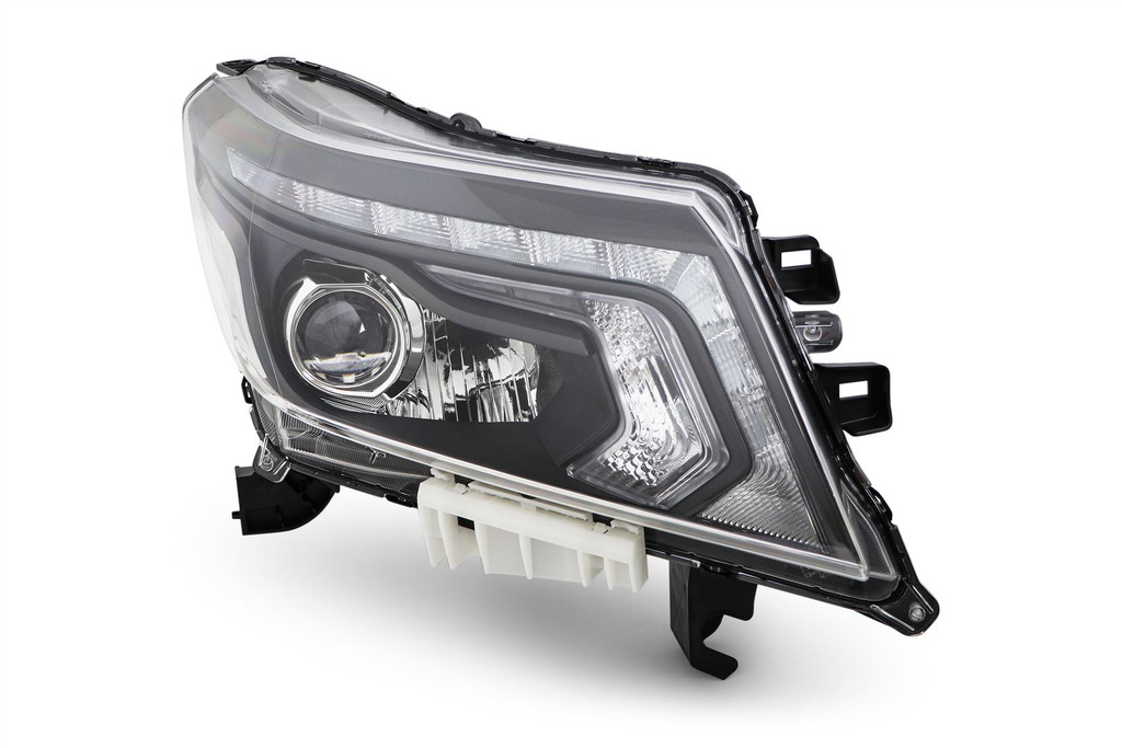 Headlight right black LED Nissan Navara 15-