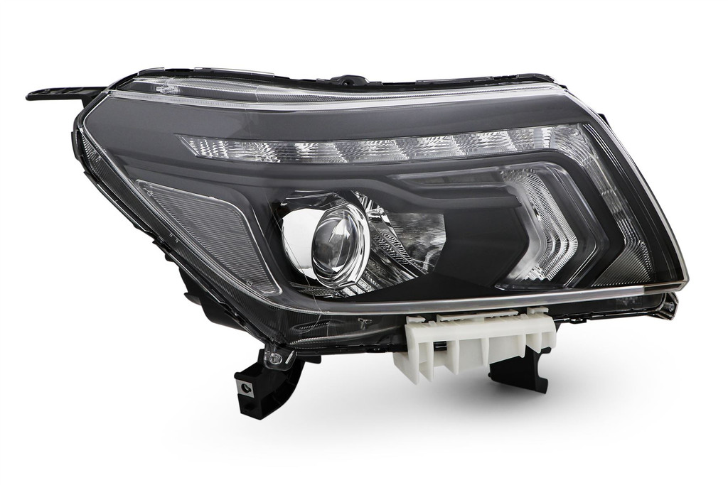 Headlight right black LED Nissan Navara 15-