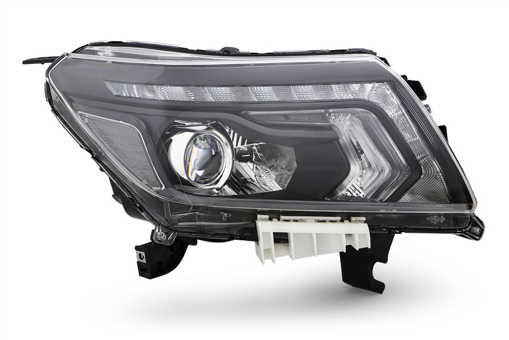 Headlight right black LED Nissan Navara 15-
