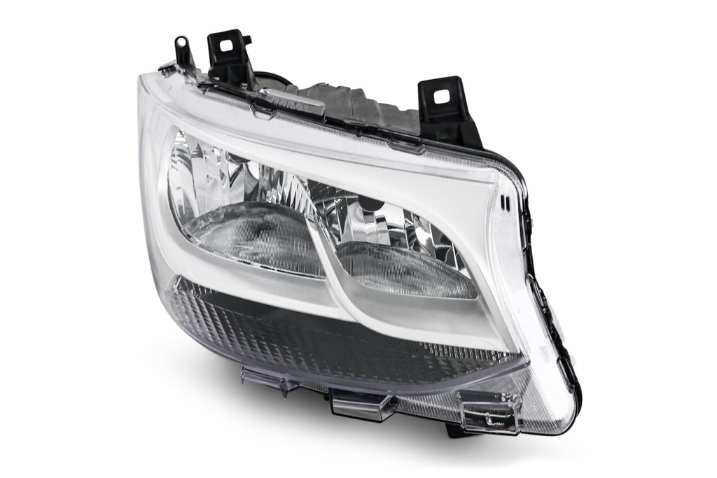 Headlight right chrome Mercedes Benz Sprinter 18-