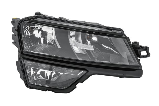 Headlight right halogen Skoda Karoq 17-