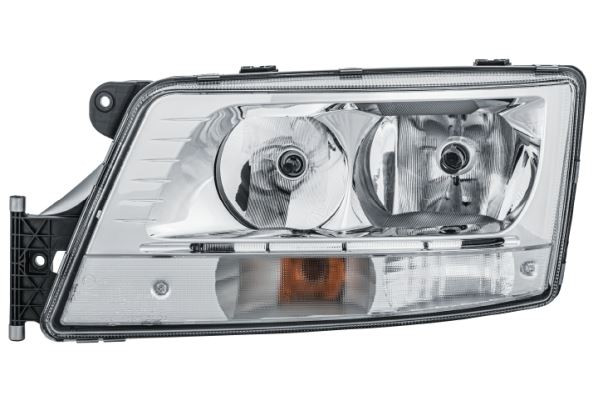 Headlight left chrome LED DRL MAN TGS TGX 