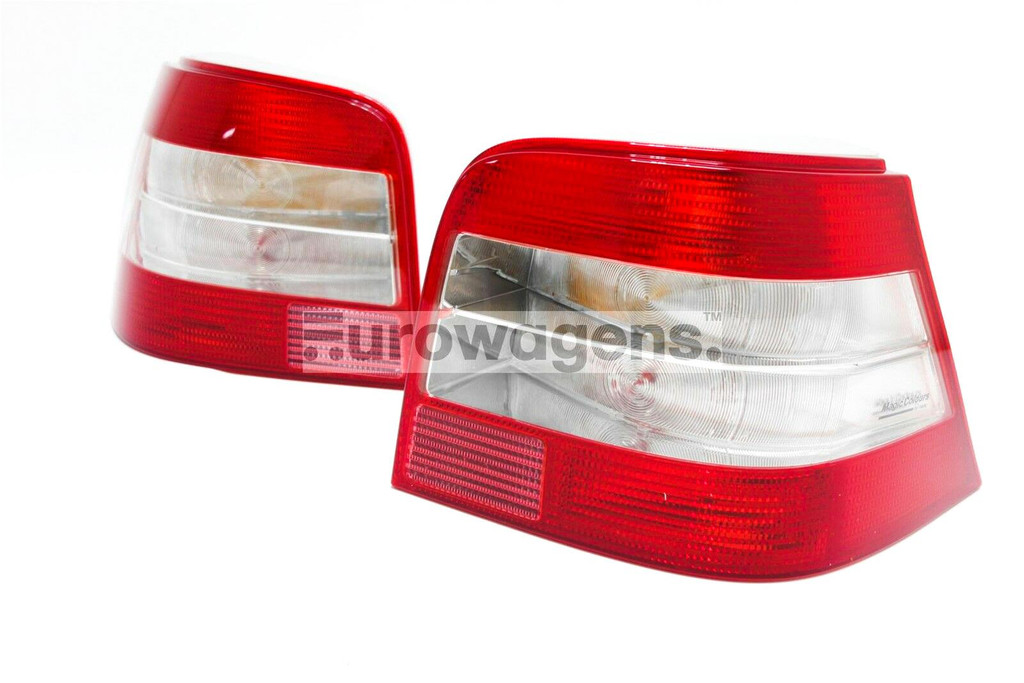 Rear lights set red clear VW Golf MK4 98-04 Hatchback