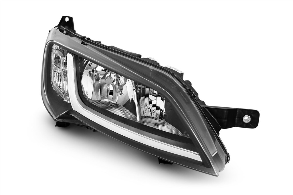Headlight right black Vauxhall Movano 21- 