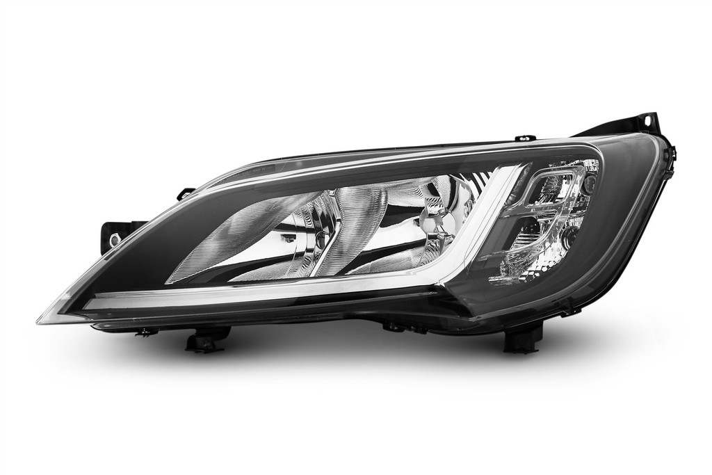 Headlight left black Vauxhall Movano 21- 