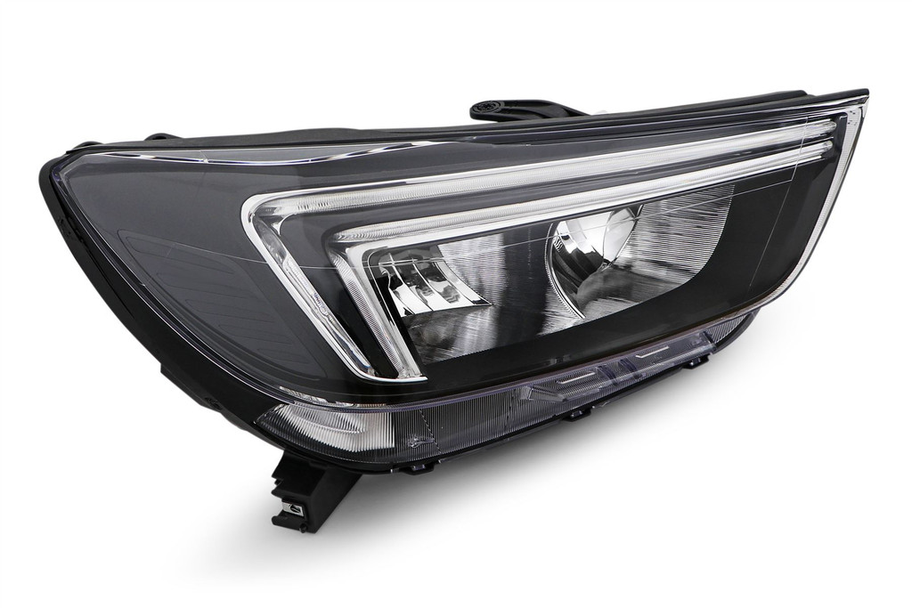 Headlight right halogen black LED DRL Vauxhall Mokka 16-19