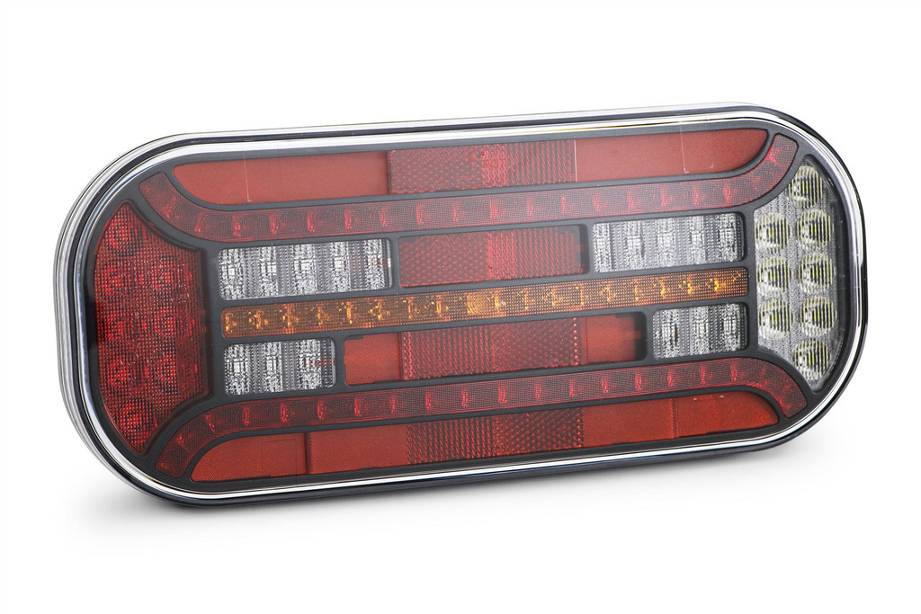 Rear light left LED rectangular reflector 