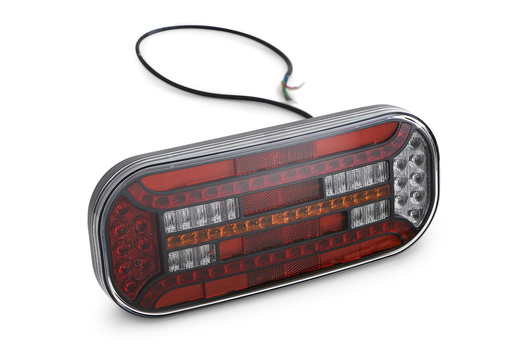 Rear light left LED rectangular reflector 