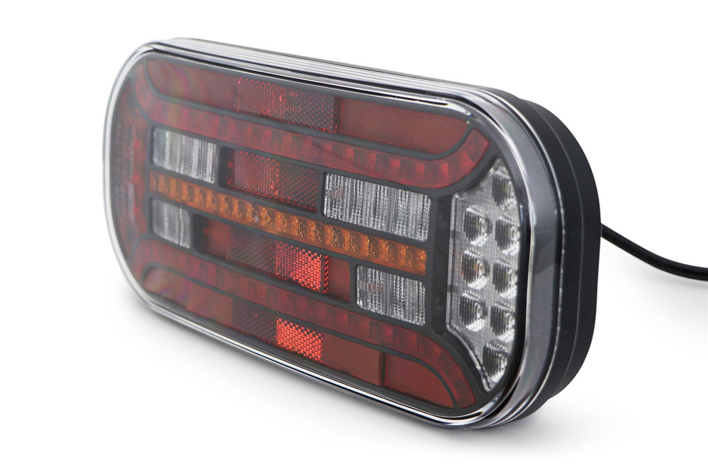 Rear light left LED rectangular reflector 