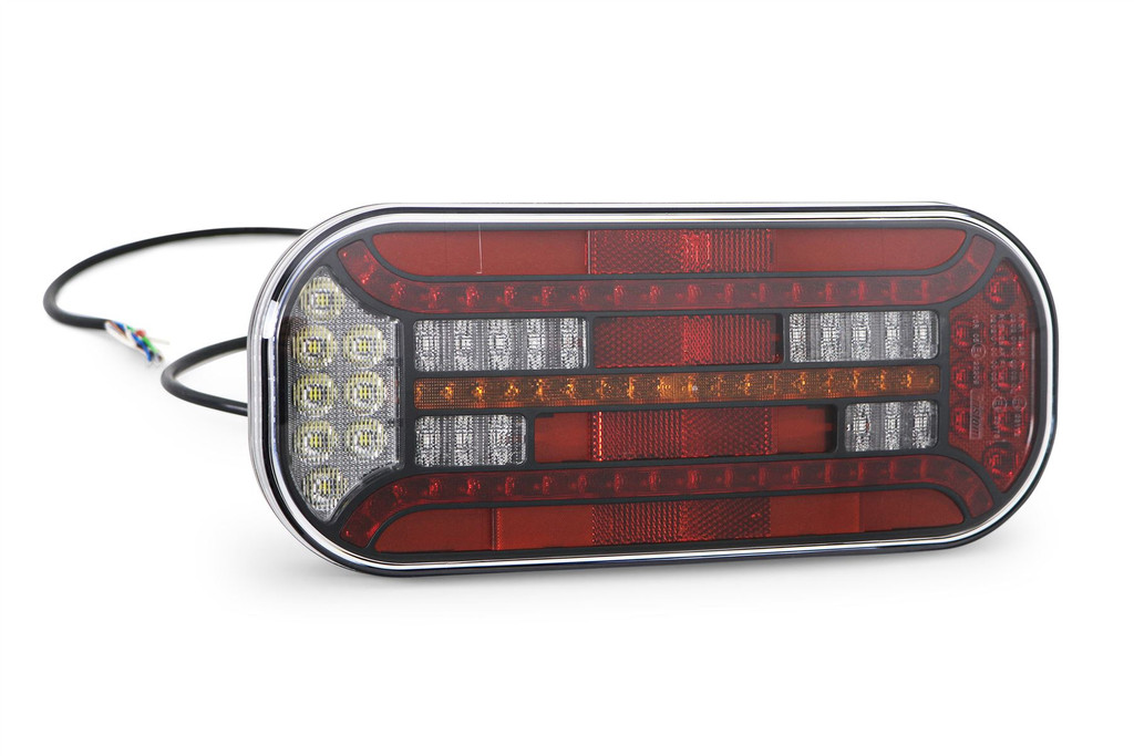 Rear light right LED rectangular reflector 