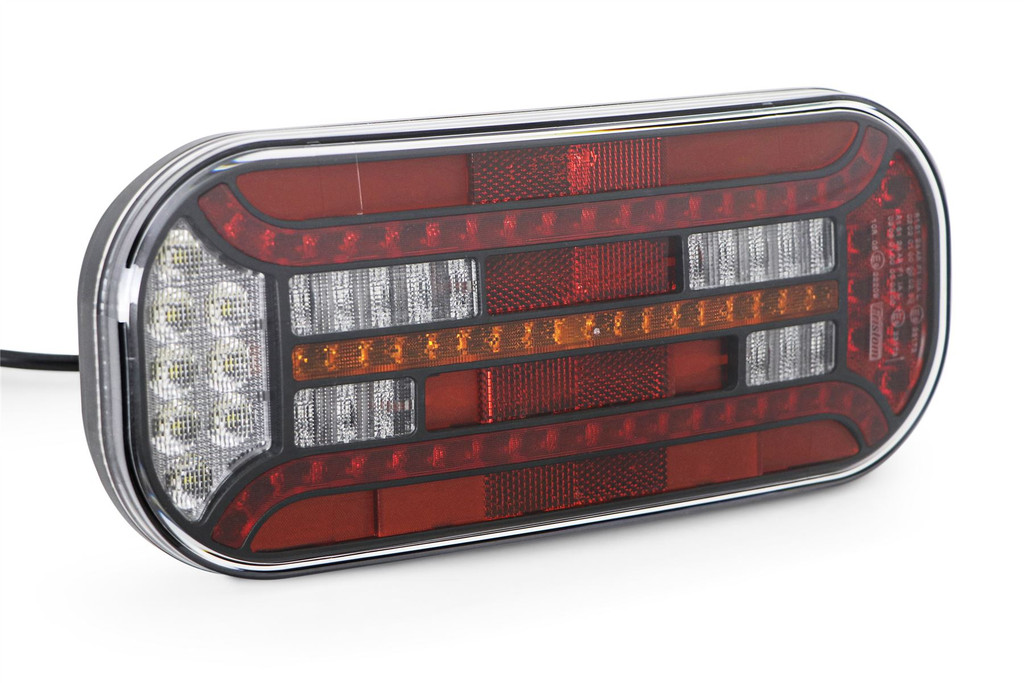 Rear light right LED rectangular reflector 