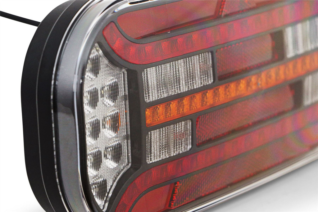 Rear light right LED triangle reflector 