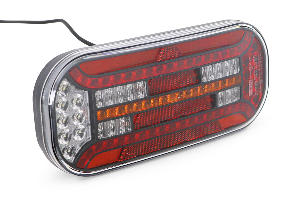 Rear light right LED triangle reflector 