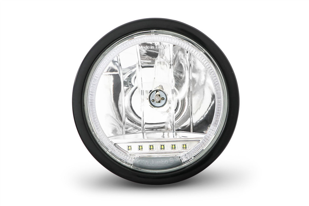 Spot light white LED rings black housing 225mm