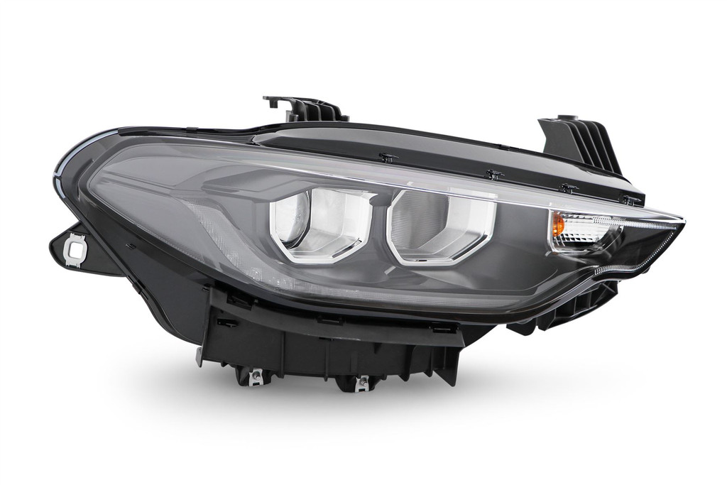 Headlight right xenon LED DRL black Fiat Tipo 15- 