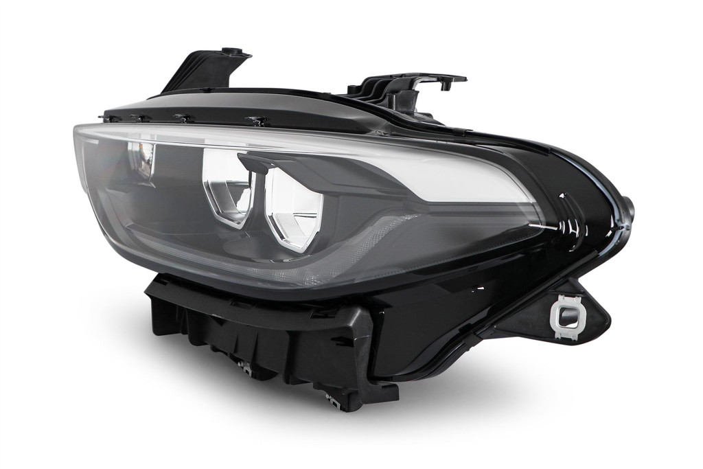 Headlight left halogen LED DRL white trim Fiat Tipo 15- 