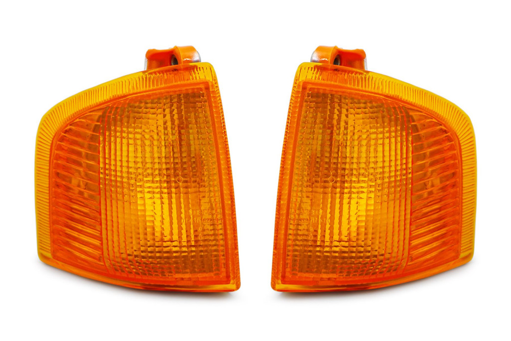 Front indicators set orange Ford Escort 86-90