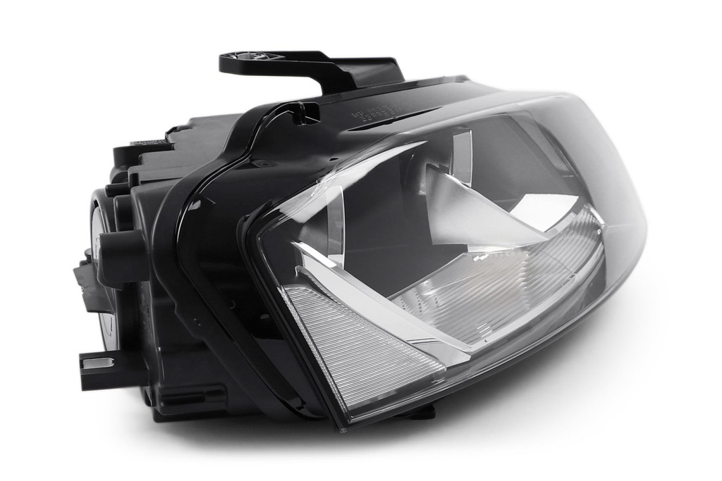 Headlight right black Audi A3 08-12