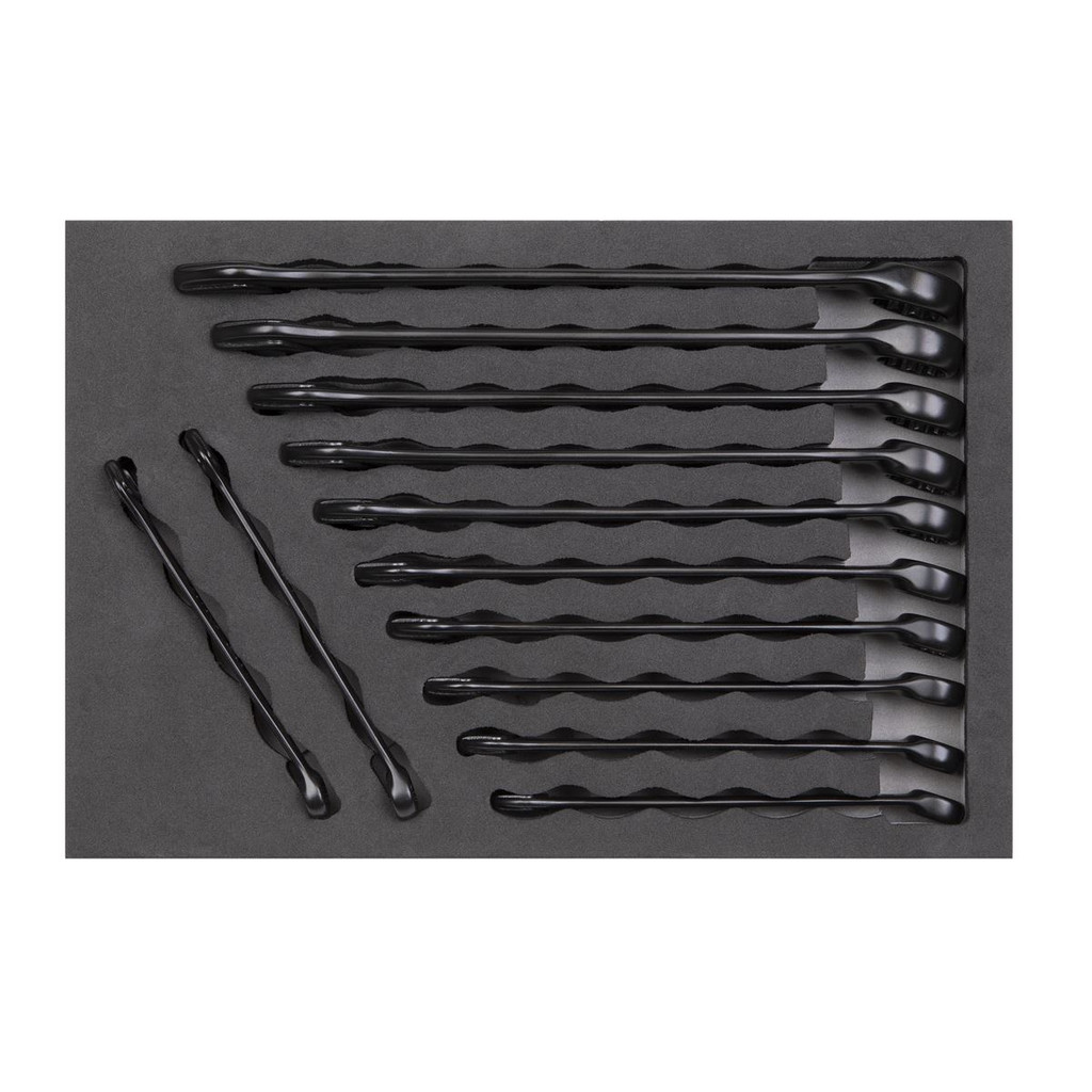 Sealey AK63263B Combination Spanner Set 12pc Metric - Black Series