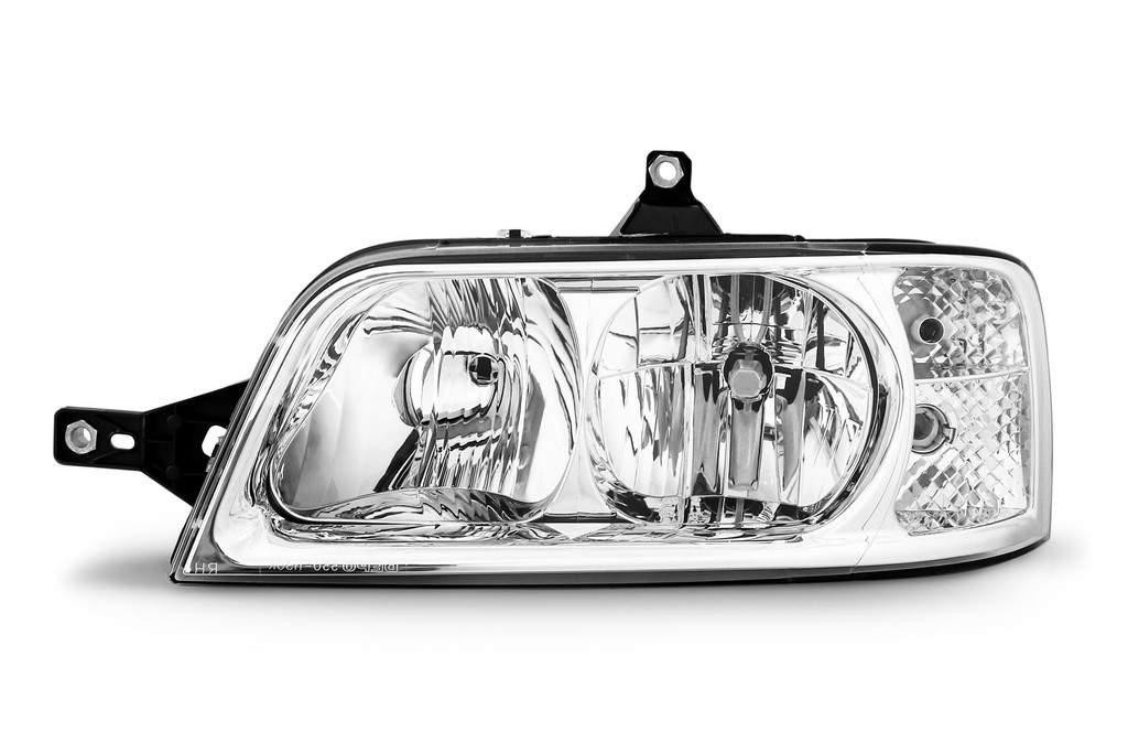 Headlight left chrome Fiat Ducato 02-05 