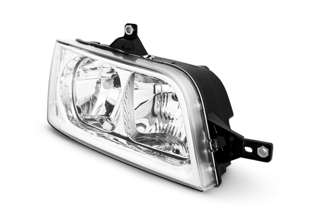 Headlight right chrome Peugeot Boxer 02-05 