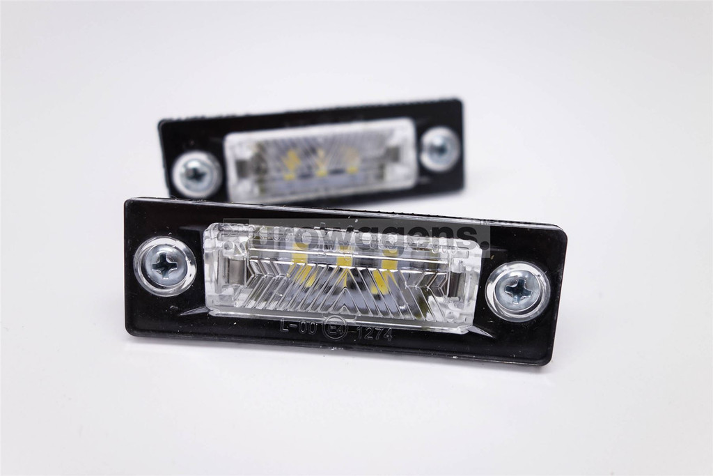 Number plate lights set LED VW Caddy 04-15