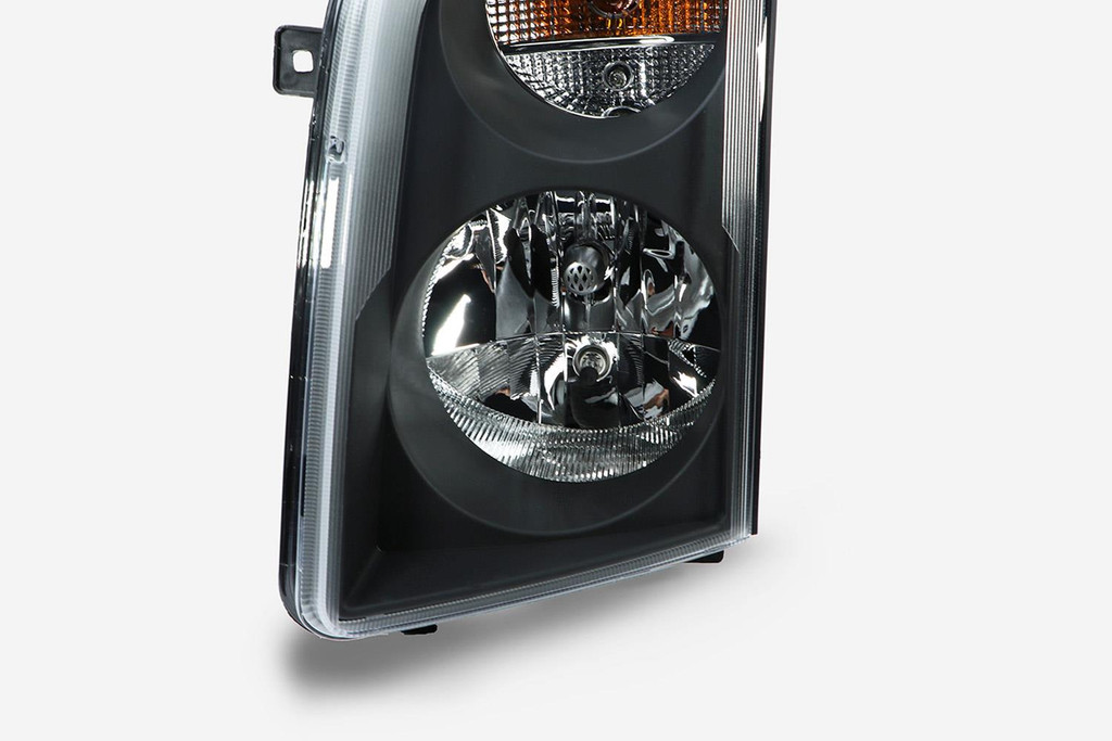 Headlight left black VW Crafter 06-12