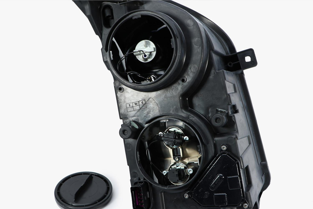 Headlight left black VW Crafter 06-12