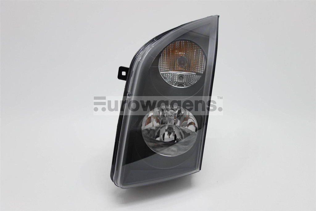 Headlight left black VW Crafter 06-12