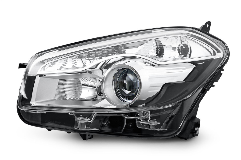 Headlight left xenon Nissan Qashqai 10-13 Hella
