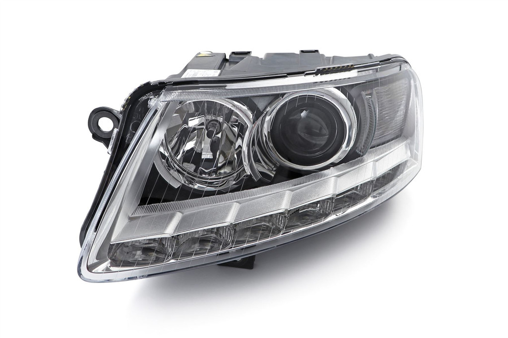 Headlight left bi-xenon LED DRL Audi A6 08-10