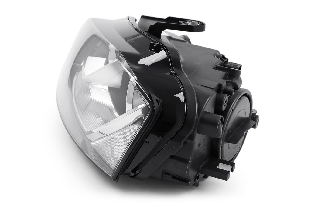Headlight left black Hella Audi A3 08-12