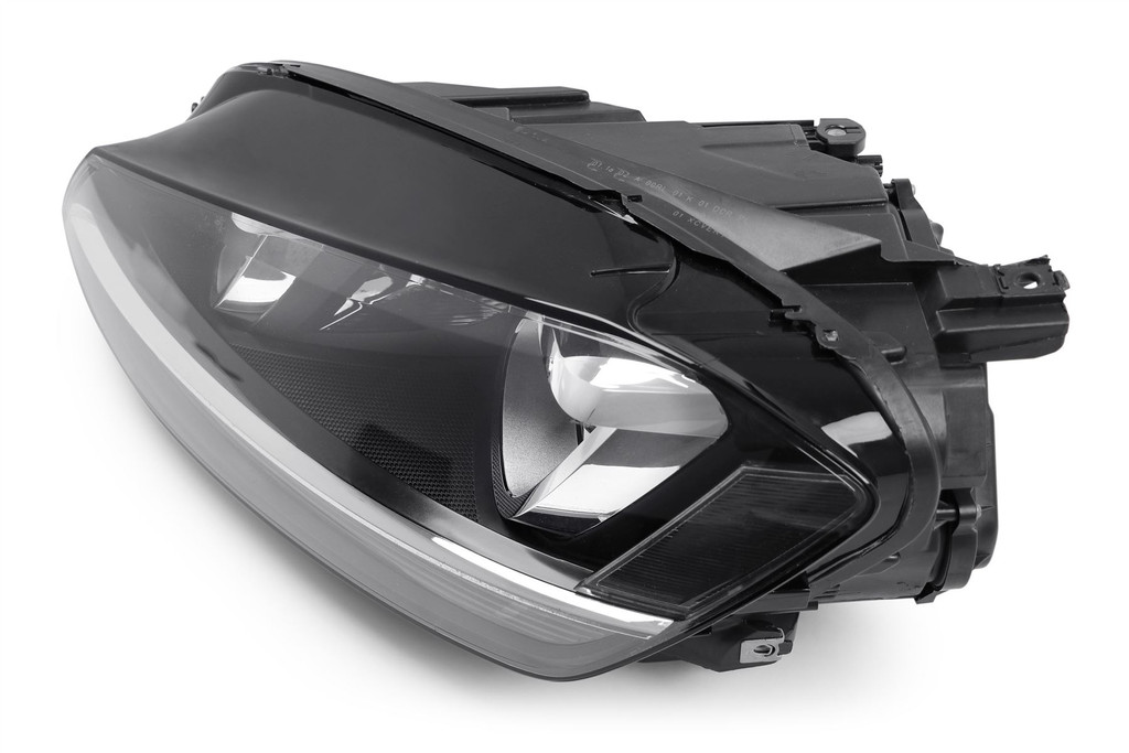 Headlight left black bi xenon LED DRL VW Golf MK7 12-16