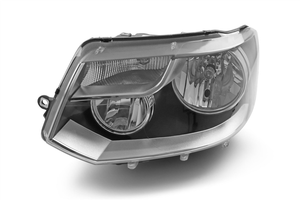 Headlight left twin reflector VW Transporter T5 10-15