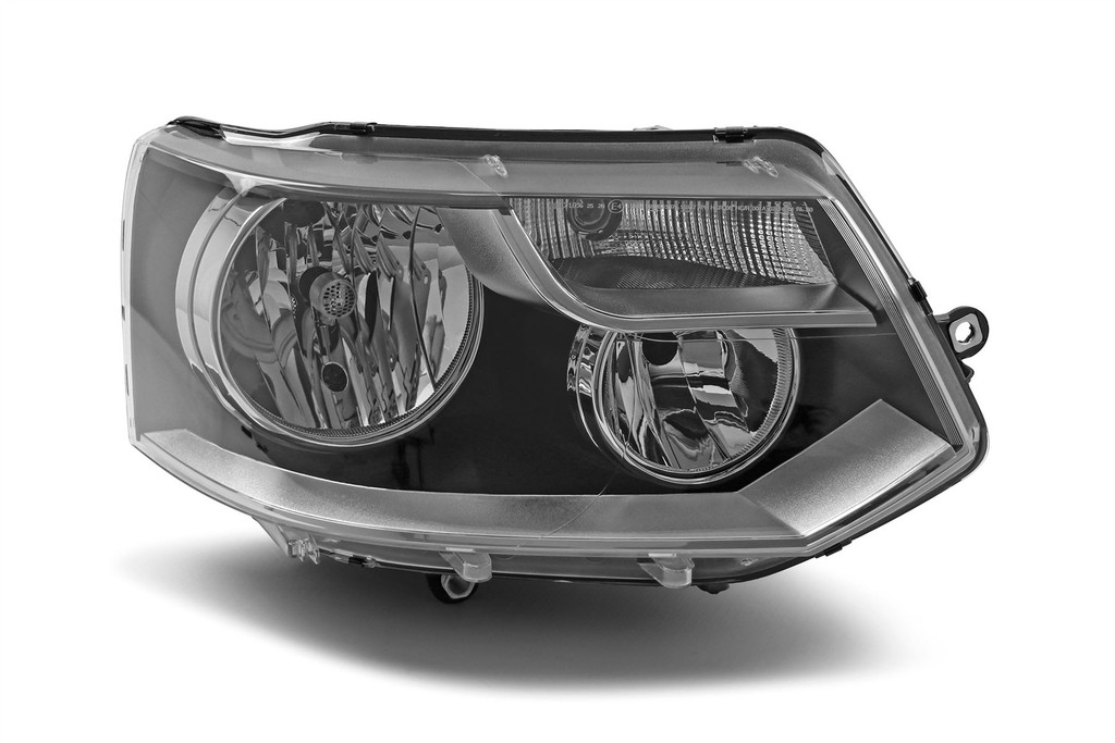 Headlight right twin reflector VW Transporter T5 10-15