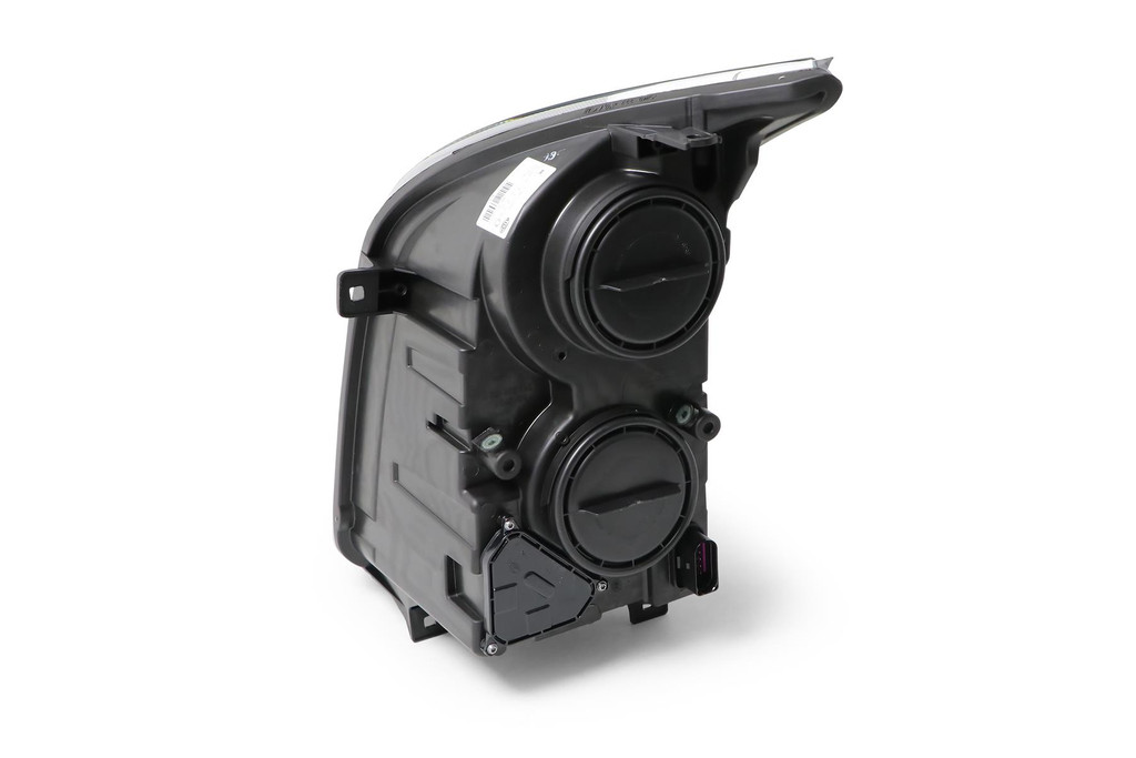 Headlight right black with DRL VW Crafter 13-16