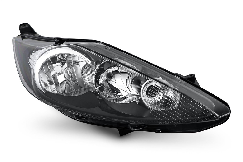 Headlight black right Ford Fiesta 08-16
