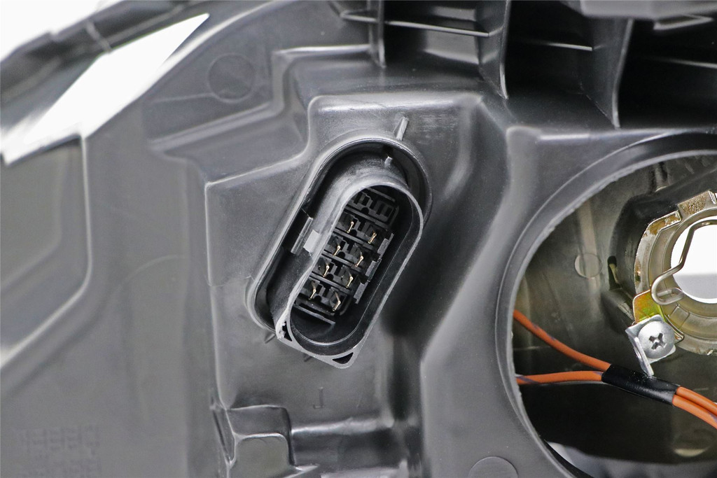 Headlight black right Ford Fiesta 08-16